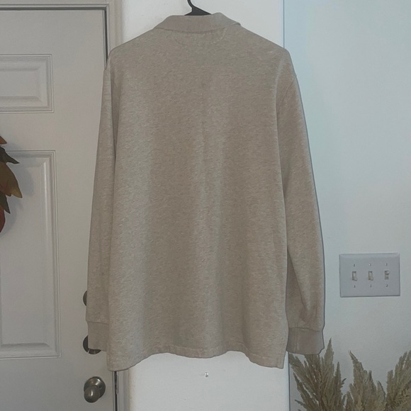 Polo by Ralph Lauren Oatmeal Long Sleeve Pullover Size L - Picture 4 of 7